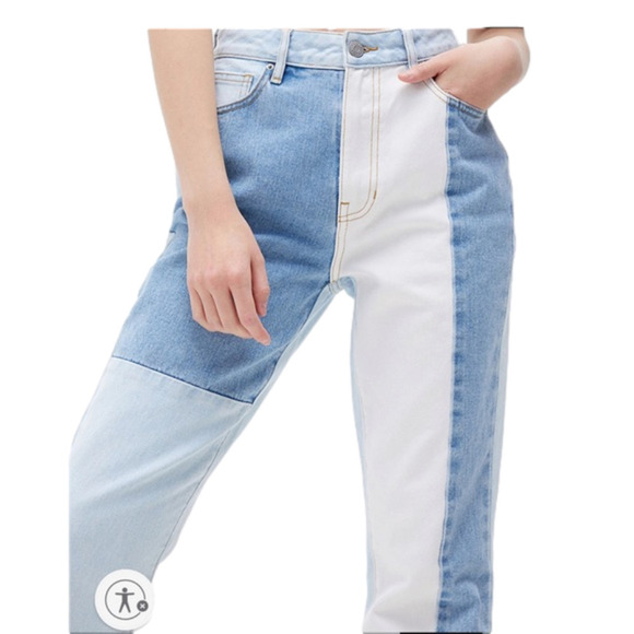 Pacsun Eco Hopper Patch Mom Jeans size 27 - Picture 6 of 11